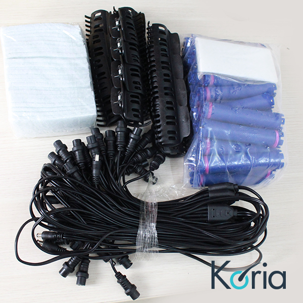 Máy uốn tóc setting Koria 40 dây UST-D407, máy kẹp tóc, máy uốn tóc, máy duỗi tóc, máy là tóc, máy dập tóc, máy bấm xù, máy uốn tóc lọn to, máy uốn duỗi đa năng, máy uốn tóc mini, máy duỗi tóc mini, máy bấm tóc mini